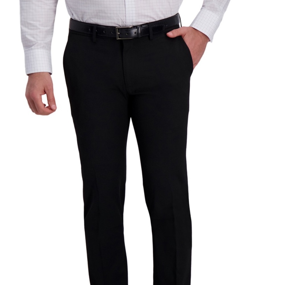 NWT men’s Haggar ultra slim fit  flat front suit pants SZ 34x30